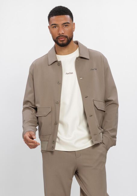 Taupe PURE PATH Overshirt PUNTA - large