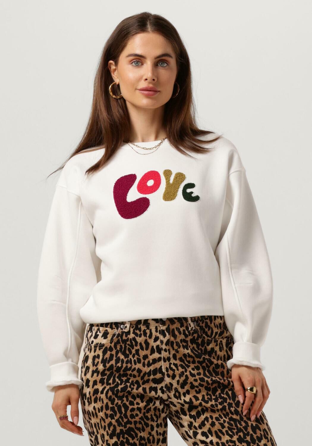 Catwalk Junkie sweater All We Need met biologisch katoen gebroken wit
