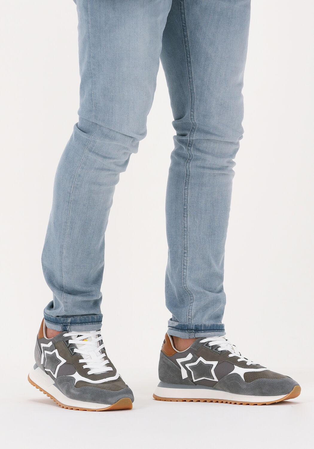 Grijze ATLANTIC STARS Lage sneakers DRACOC - large