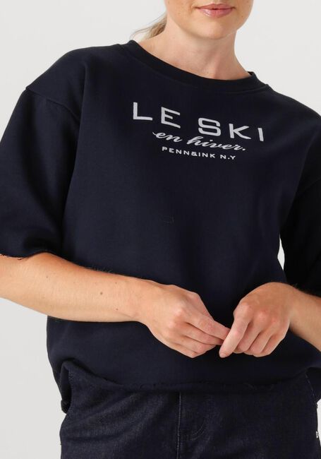 Blauwe PENN & INK T-shirt SWEATER W25F1702 - large