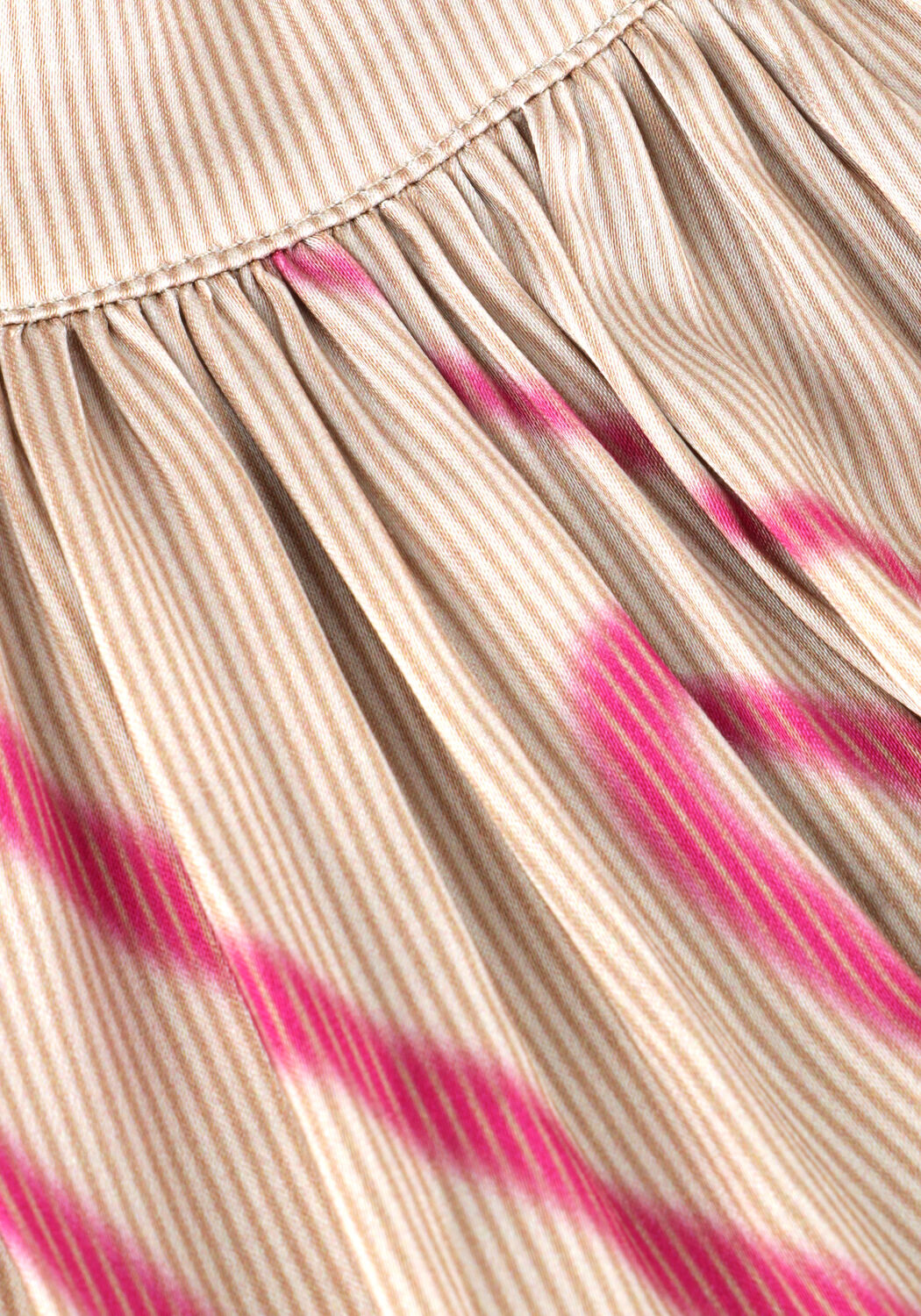 Beige JAPAN TKY Top WAKABA DESSIN - large