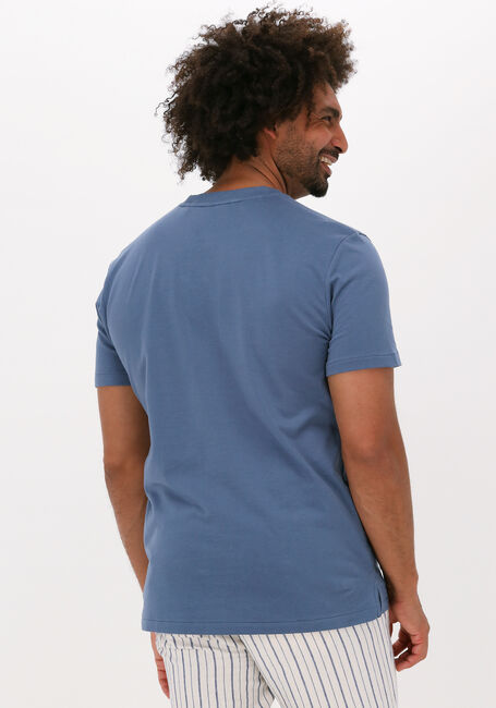 Blauwe SELECTED HOMME T-shirt SLHRELAXARVID SS O-NECK - large