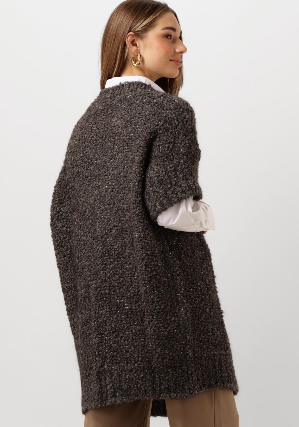 NUKUS Dames Truien & Vesten Bess Cardigan Bruin