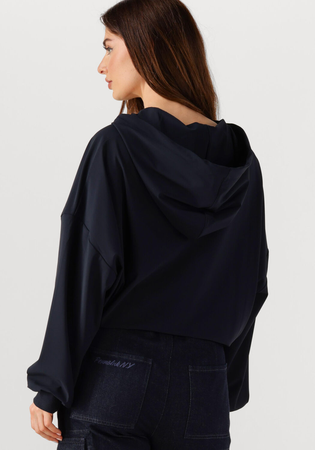 PENN & INK Dames Truien & Vesten Hoodie W25f1739 Donkerblauw
