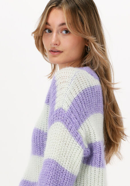 Lila SELECTED FEMME Trui SLFSCARLETT LS KNIT O-NECK B - large
