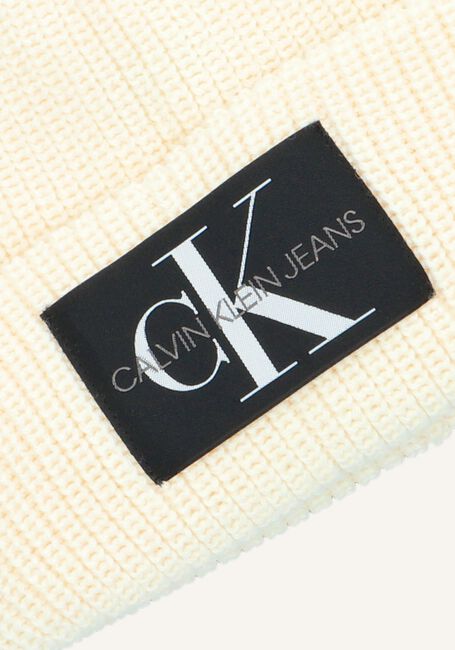 Witte CALVIN KLEIN Muts BEANIE WL Witte CALVIN KLEIN Muts BEANIE WL - large