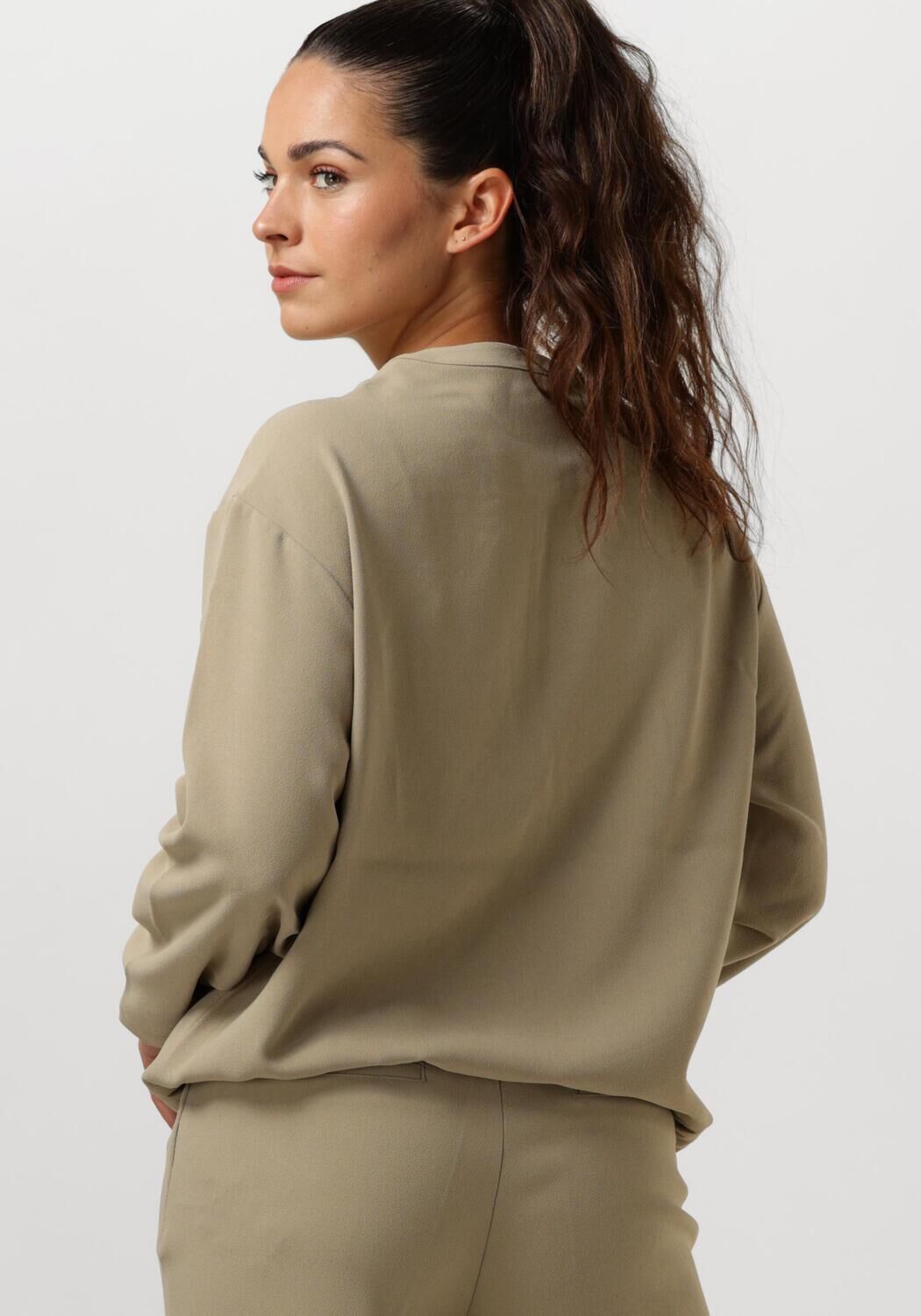 DANTE6 Dames Tops & T-shirts Thorn Drawstring Cord Top Groen