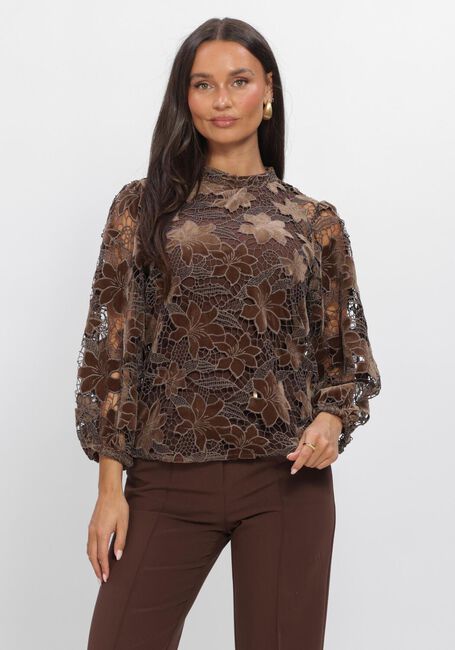 Bruine AAIKO Top SHAILA VELVET PES 500 - large