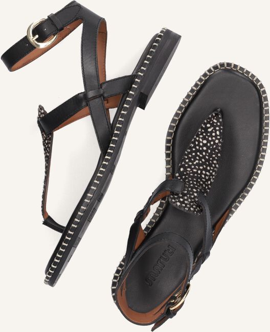 Zwarte MARUTI Platte sandalen AZIZA Zwarte MARUTI Platte sandalen AZIZA - large