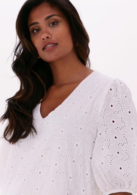 Witte YDENCE Mini jurk DRESS ROOS - large
