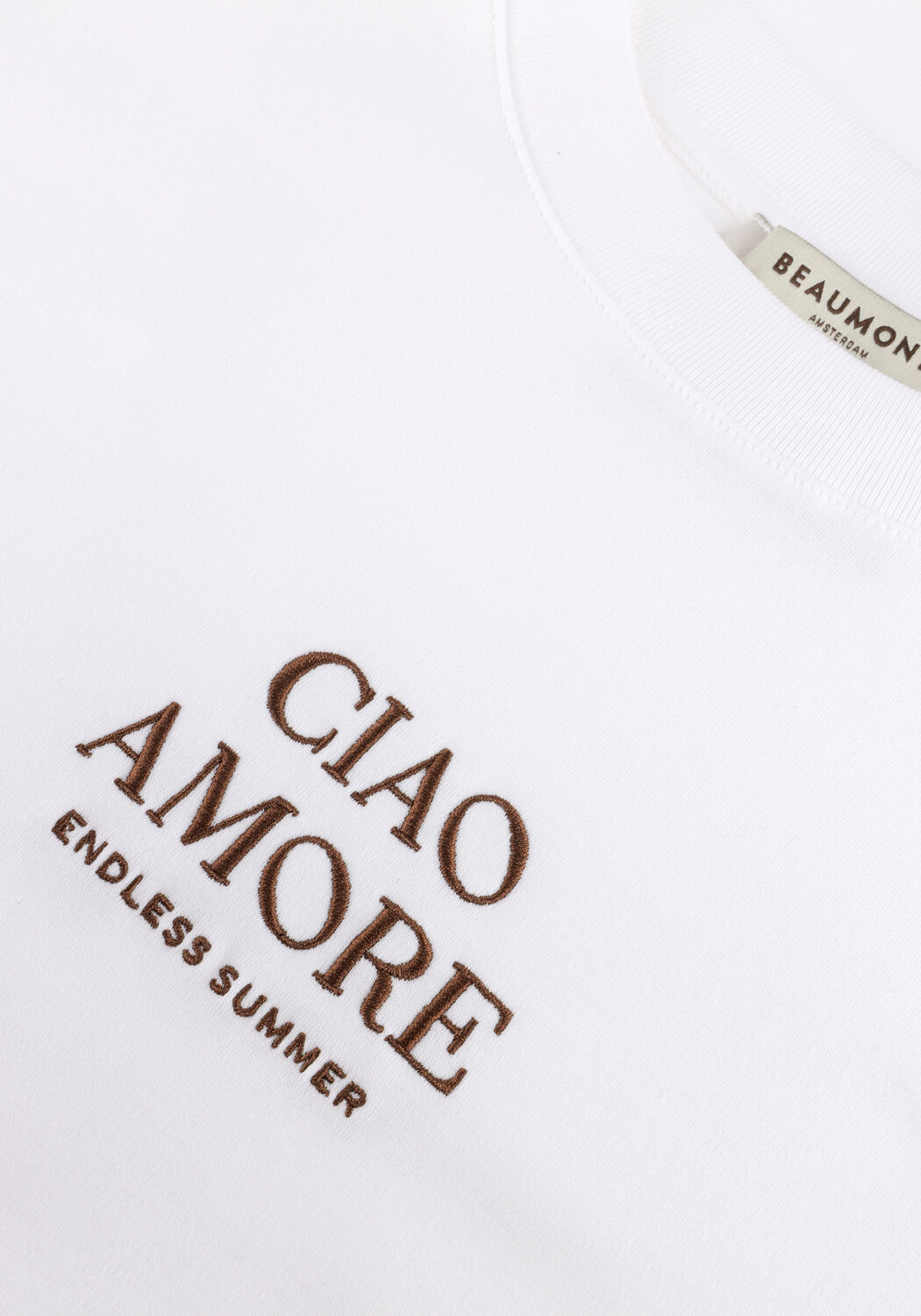 Witte BEAUMONT T-shirt ROWY T-SHIRT - large