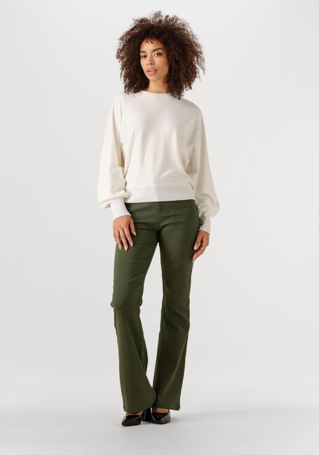 Donkergroene MINUS Flared broek CARMA FLARED PANT - large