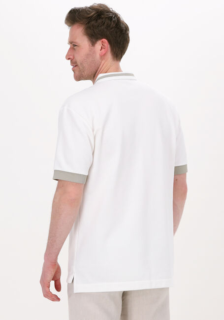 Gebroken wit FRED PERRY Polo ZIP NECK POLO SHIRT - large