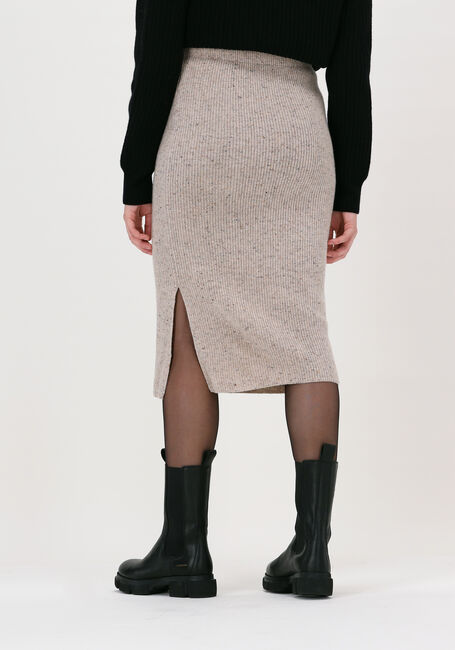 Beige SELECTED FEMME Midirok SLFANNALISA MW MIDI KNIT SKIRT - large
