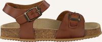Cognac DEVELAB Platte sandalen 48003 - medium