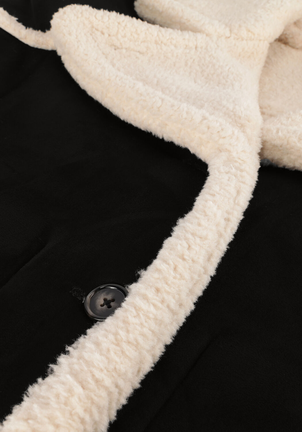 Zwarte OBJECT Mantel OBJKHALESI OVERSIZED COAT - large