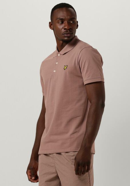 Roze LYLE & SCOTT Polo PLAIN POLO SHIRT - large