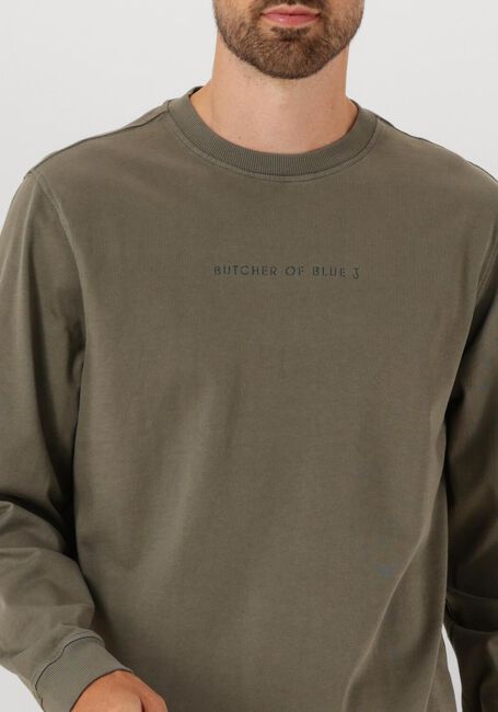 Olijf BUTCHER OF BLUE T-shirt ARMY QCC LOOSE TEE LS - large