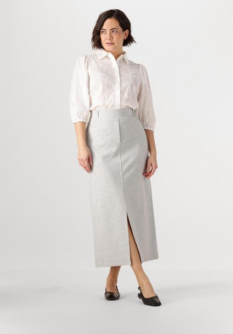 Witte JANSEN AMSTERDAM Blouses OUMA BLOUSE WFE 722 3/4 PUFFED SLEEVE - large