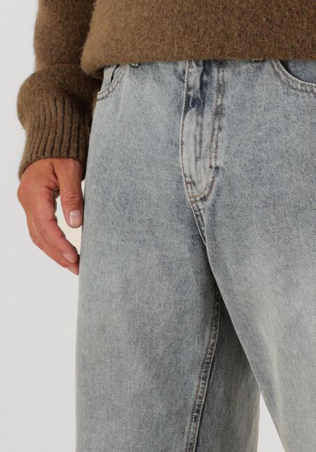 Grijze LES DEUX Straight leg jeans RYDER WASHED DENIM JEANS - large
