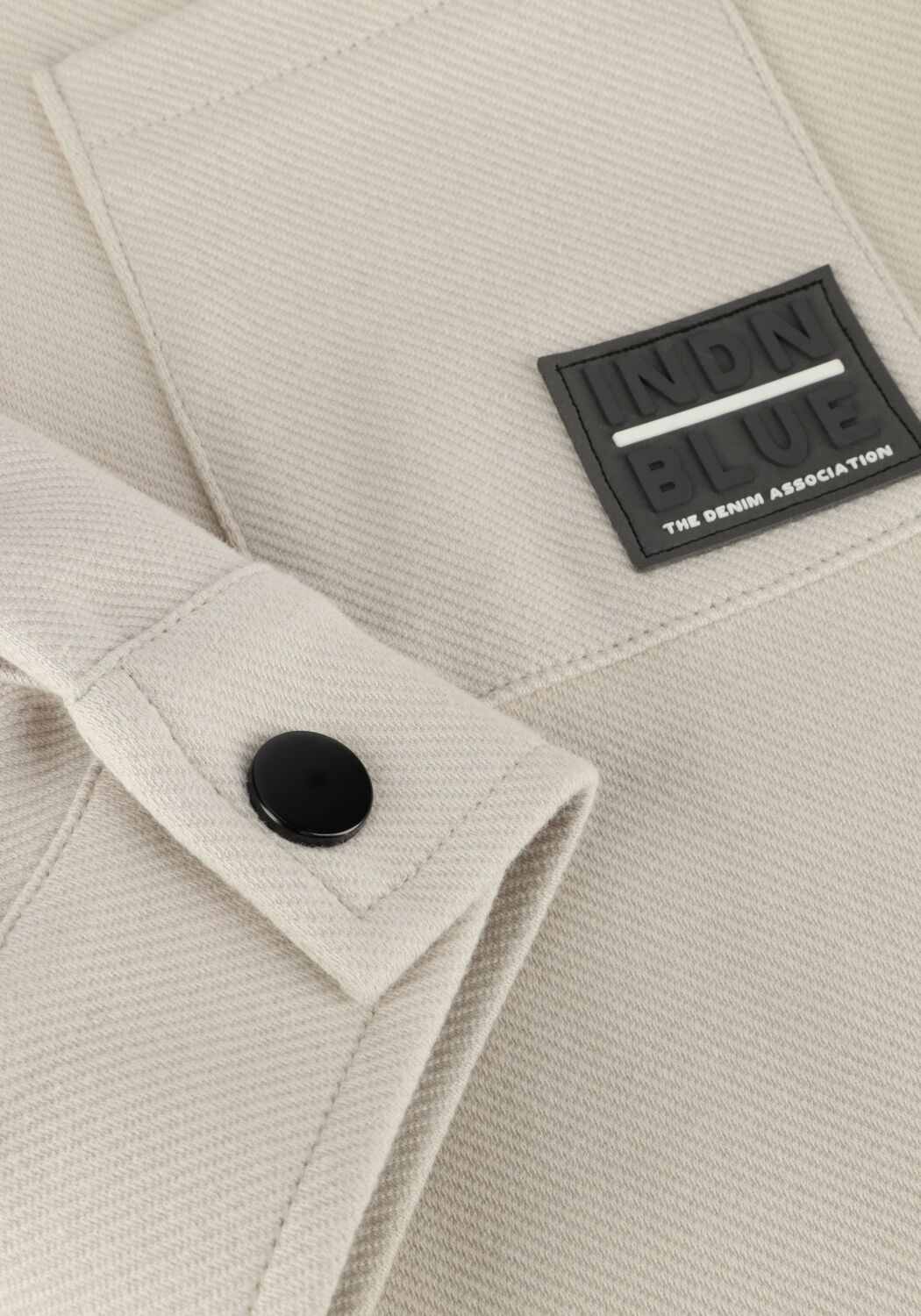 Grijze INDIAN BLUE JEANS Overshirts SHIRT JACKET TWILL - large