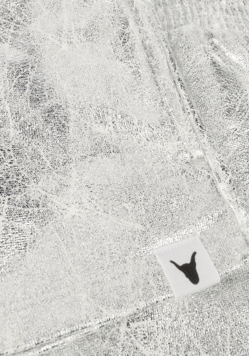 Zilveren ALIX MINI Broeken WOVEN METALLIC SHORT - large