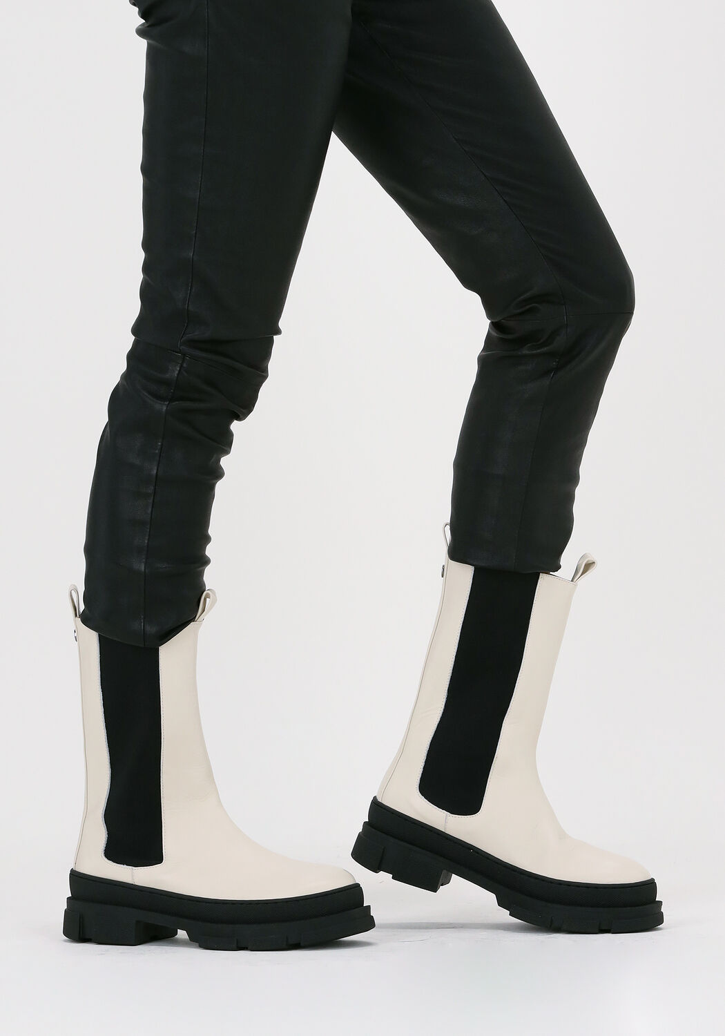 Witte ANOTHER LABEL Chelsea boots MARTE CHELSEA BOOT - large