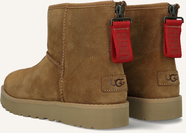 Camel UGG Vachtlaarzen W CLASSIC MINI LOGO ZIP Camel UGG Vachtlaarzen W CLASSIC MINI LOGO ZIP - large