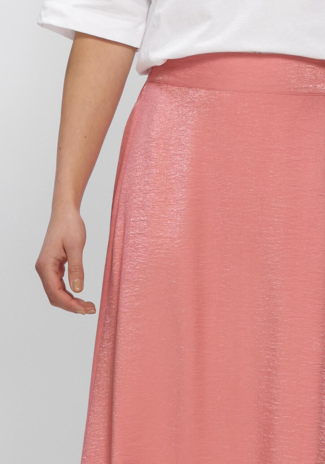 Roze JANSEN AMSTERDAM Maxirok DAHLIA ROK WS 694 LONG - large