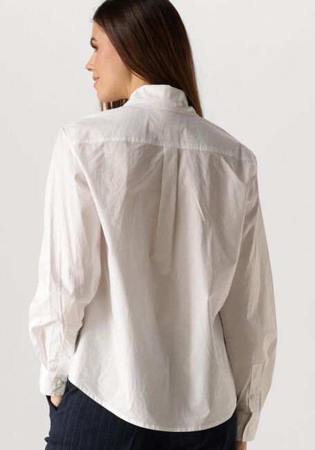 Witte SUMMUM Blouses BLOUSE CRISPY POPLIN DIAMANTS - large