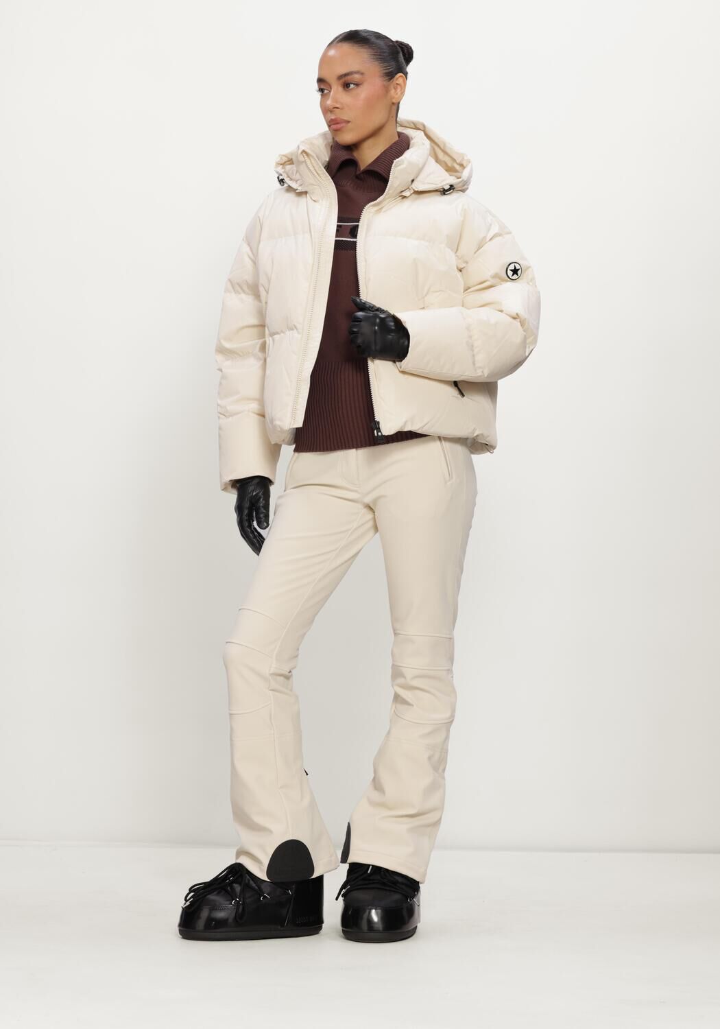 AIRFORCE Dames Broeken Sundance Mountain Ski Pants Beige