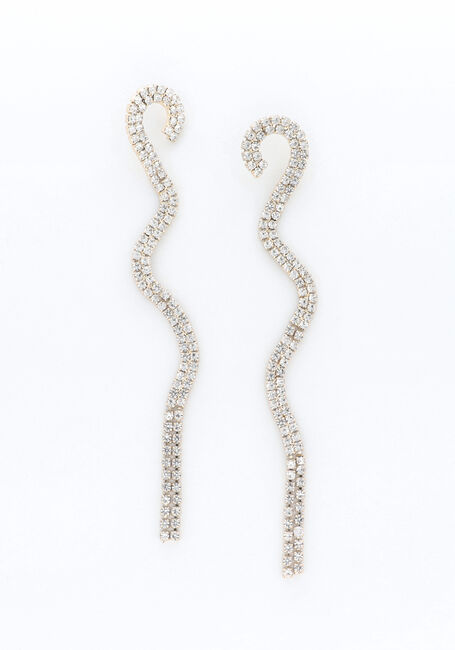 Goudkleurig NOTRE-V Oorbellen X BO - SPRANKLING PYTHON - large
