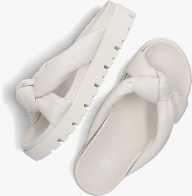 Witte TORAL Slippers NOUE - large