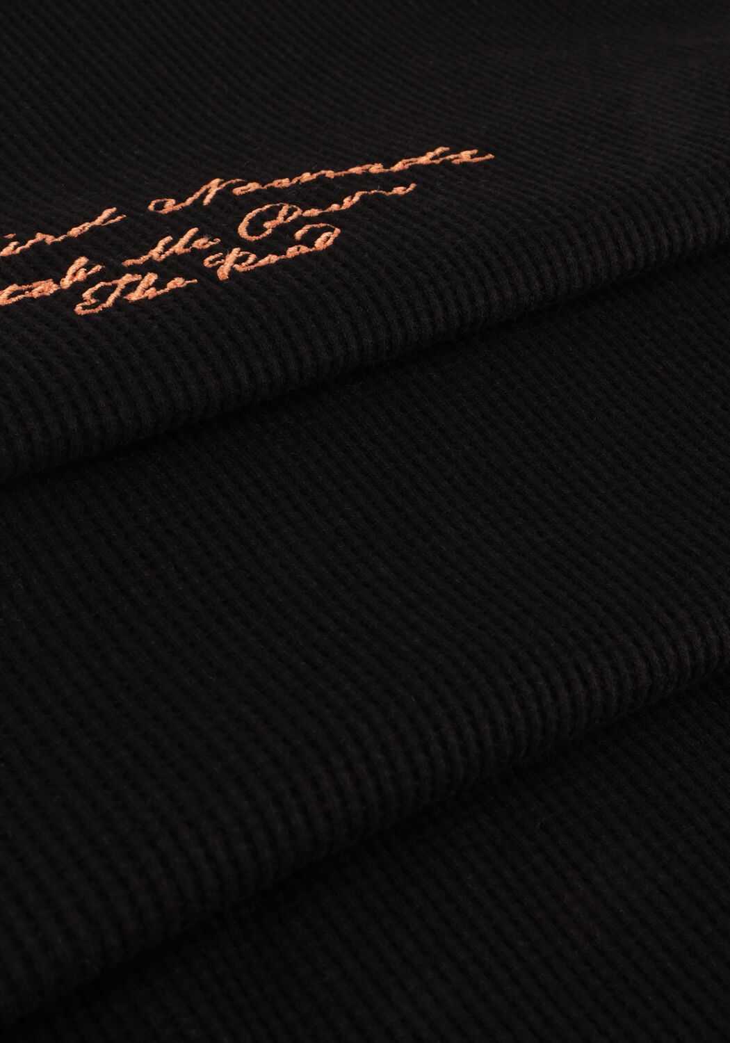 Zwarte WOODBIRD T-shirt COLE ROAD TEE - large