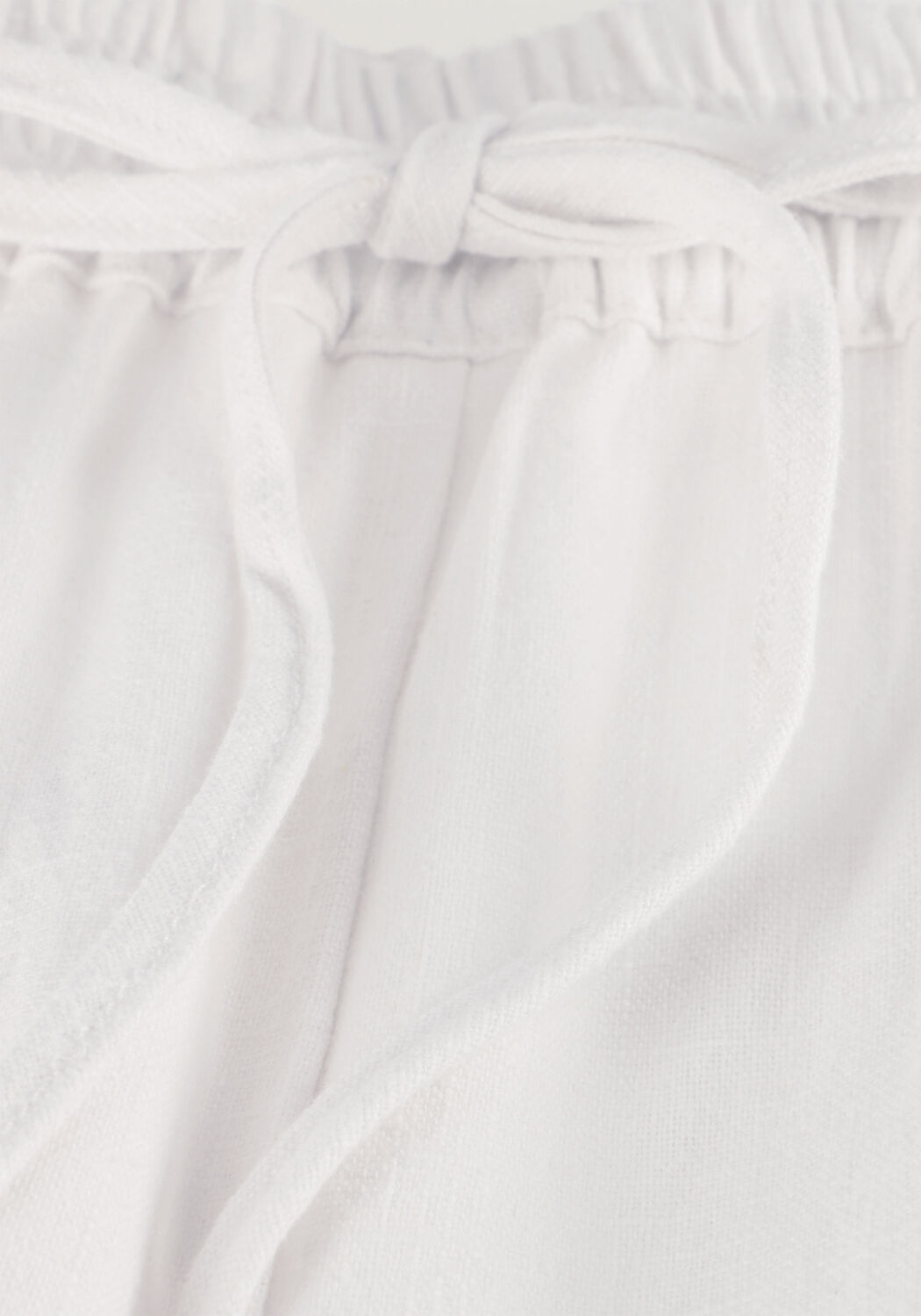 Witte CO'COUTURE Wijde broek LOISECC LINEN LONG PANT - large