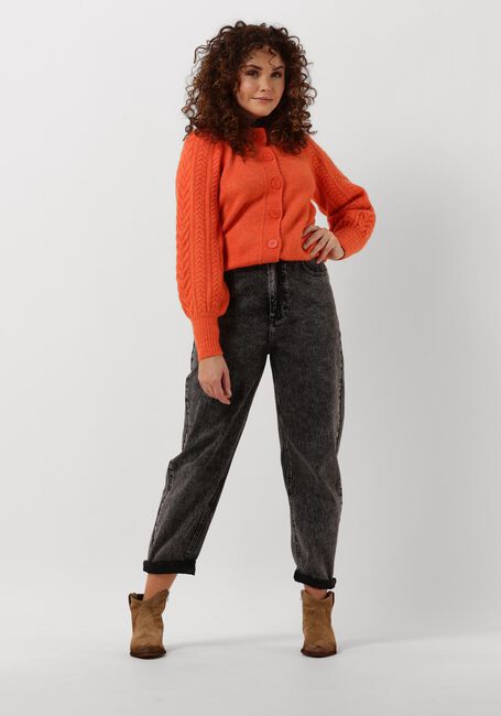 Oranje MSCH COPENHAGEN Vest MSCHPEGGY CARDIGAN - large