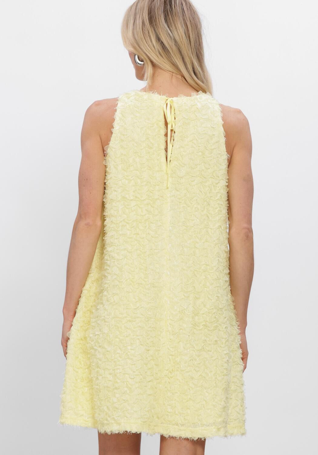 Gele Y.A.S. Jurken YASCRIMO SL SHORT DRESS - large