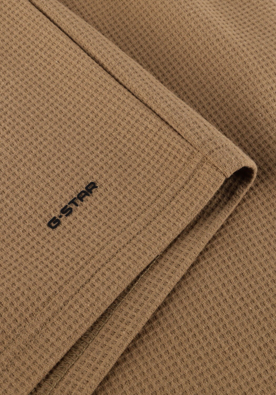 Khaki G-STAR RAW Korte broek STRUCTURED JERSEY SHORT - large