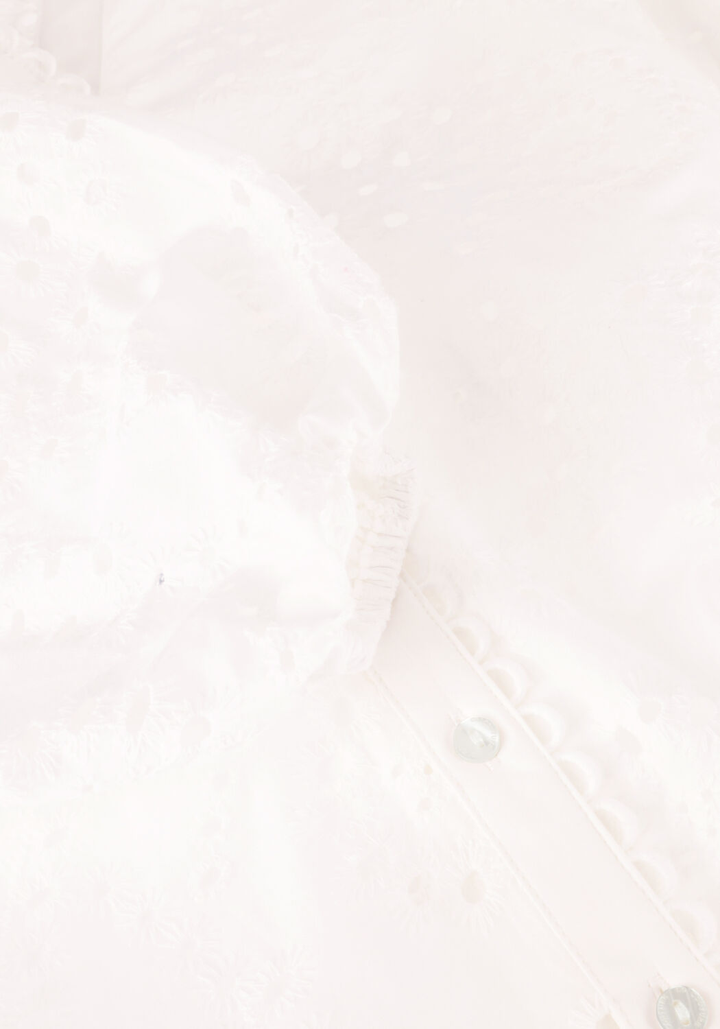 Witte CO'COUTURE Blouses GISELLECC ANGLAISE V-SHIRT - large