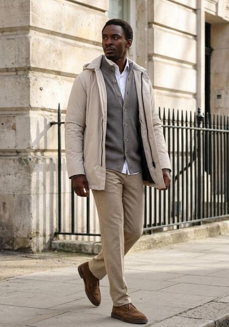 Beige DRYKORN Pantalon AJEND_RGLR 120238 - large