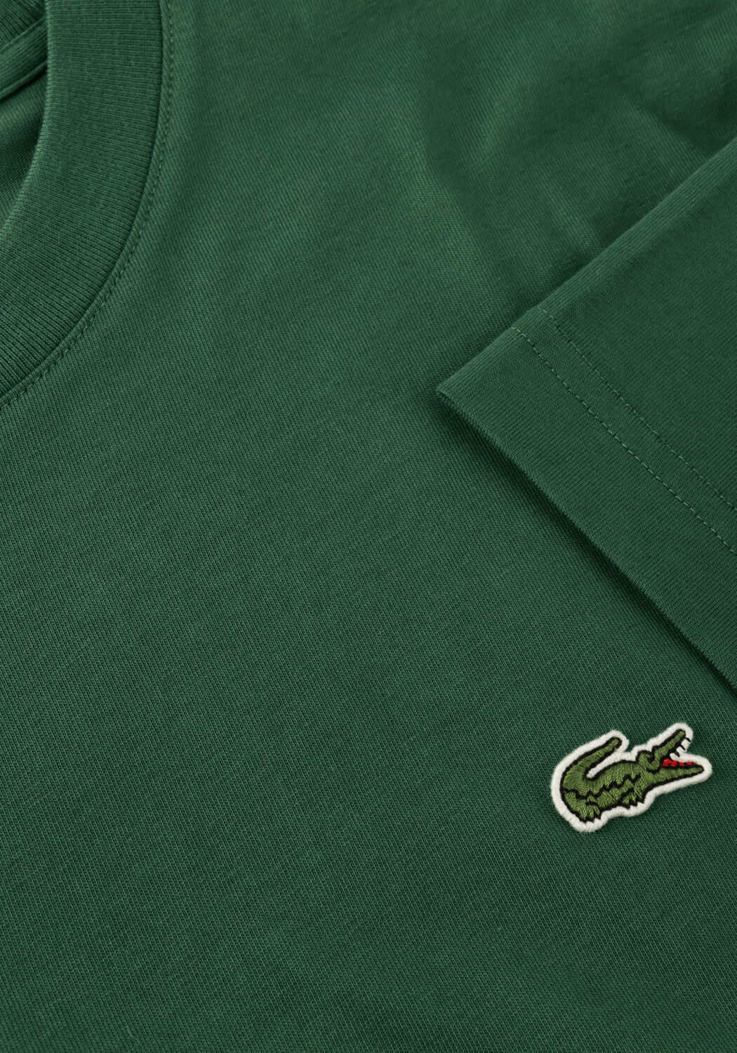 Donkergroene LACOSTE T-shirt COTTON T-SHIRT - large