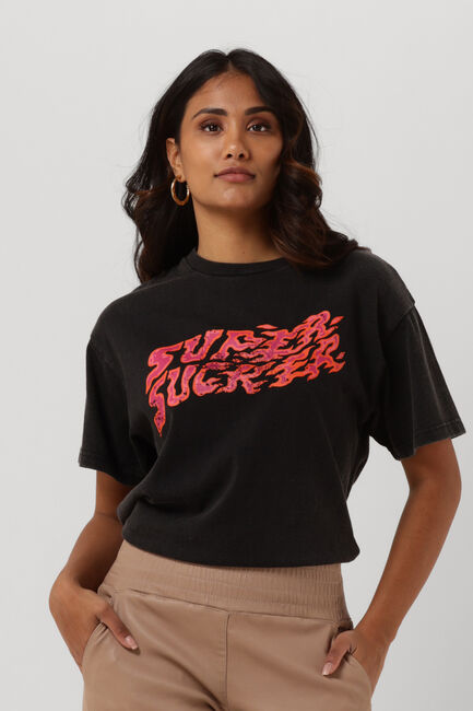 Zwarte GOOSECRAFT T-shirt GC SUPER SUCKER TEE - large