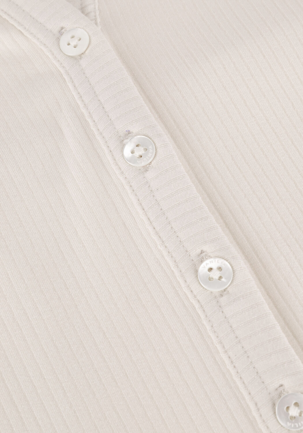 Ecru VANILIA Vest PETITE RIB CARDI - large