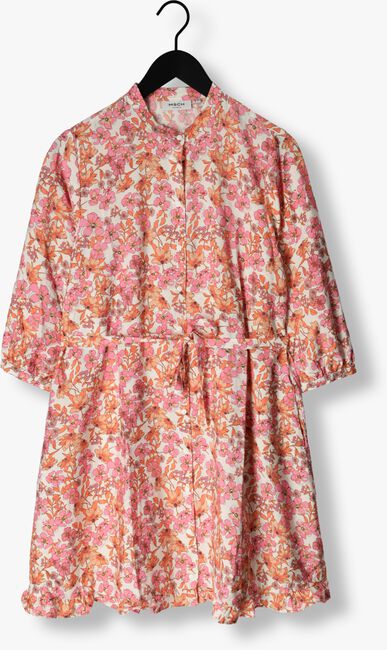 Lichtroze MSCH COPENHAGEN Mini jurk MSCHADANAYA LADONNA 3/4 SHIRT DRESS - large