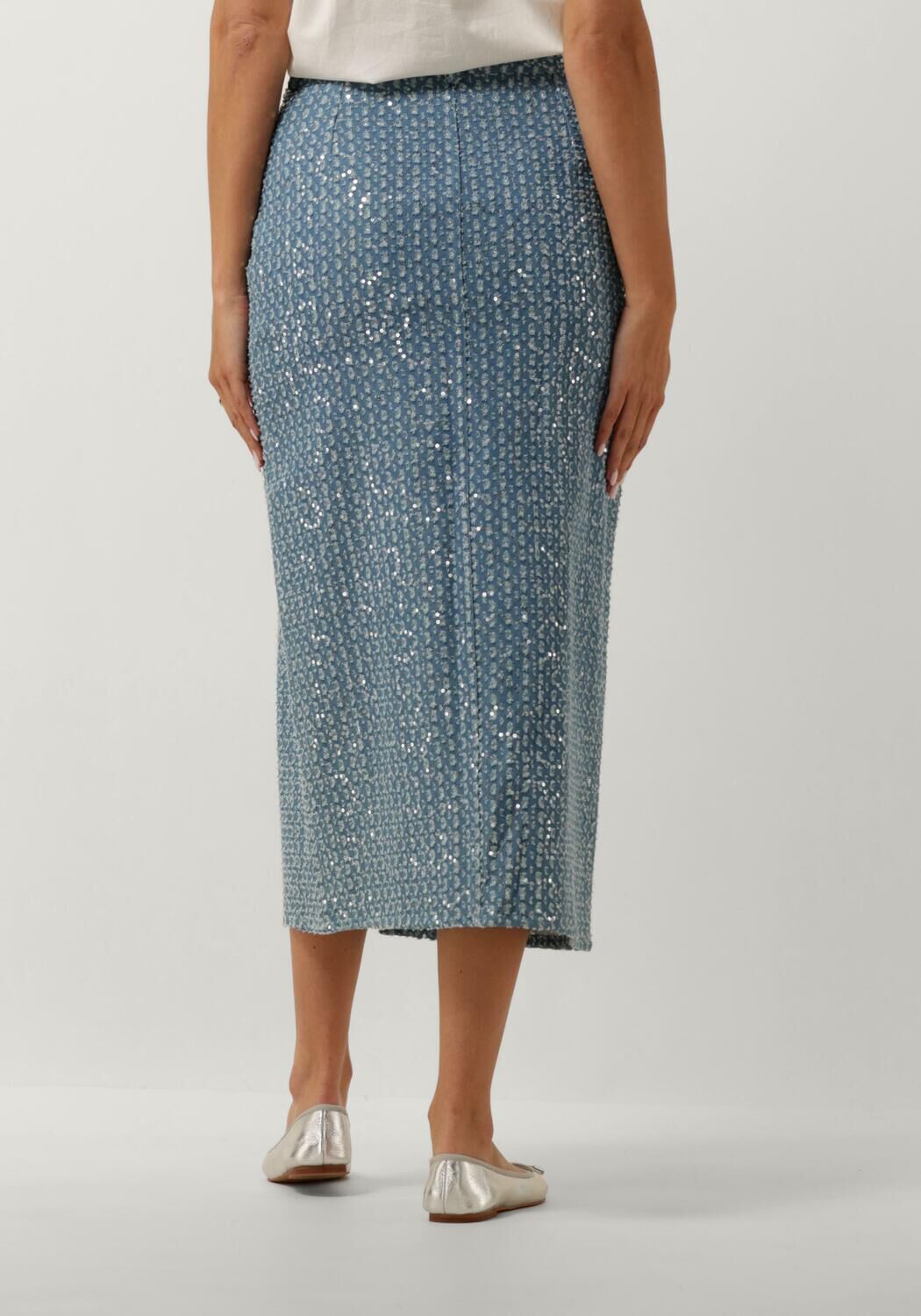 Y.A.S. Dames Rokken Yasleodis Hw Midi Skirt Show Lichtblauw