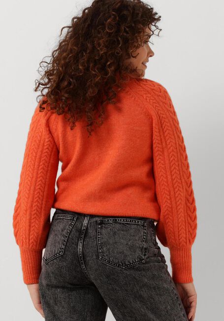 Oranje MSCH COPENHAGEN Vest MSCHPEGGY CARDIGAN - large