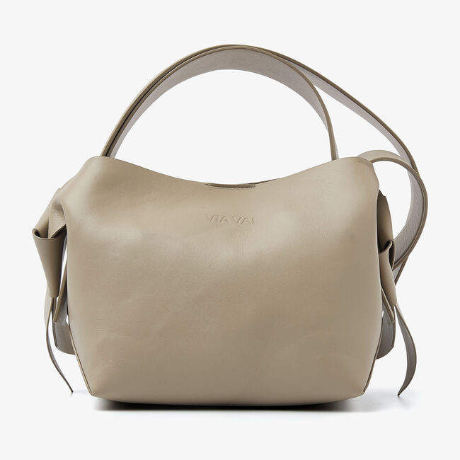 Beige VIA VAI Handtas NODO FABI - large