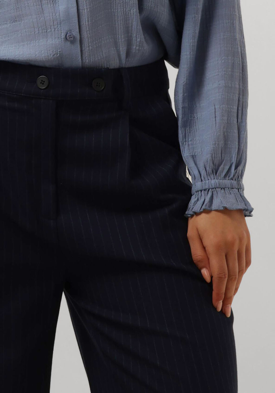 LOLLYS LAUNDRY Dames Broeken Tylerll Pants Donkerblauw
