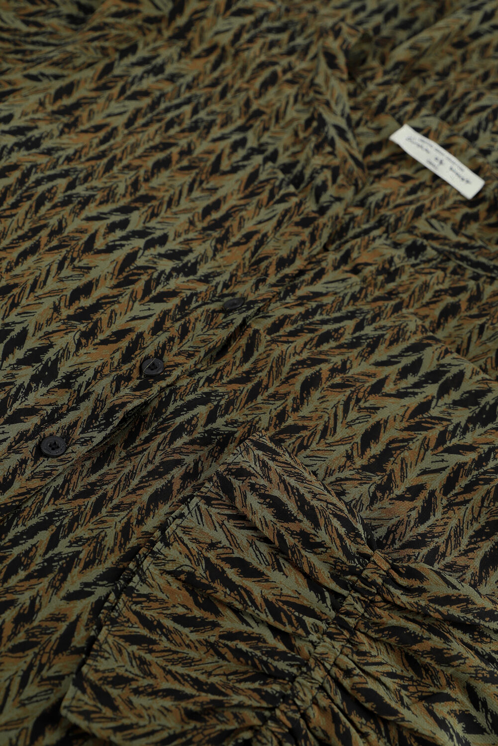 Olijf CIRCLE OF TRUST Midi jurk SIERRA DRESS - large