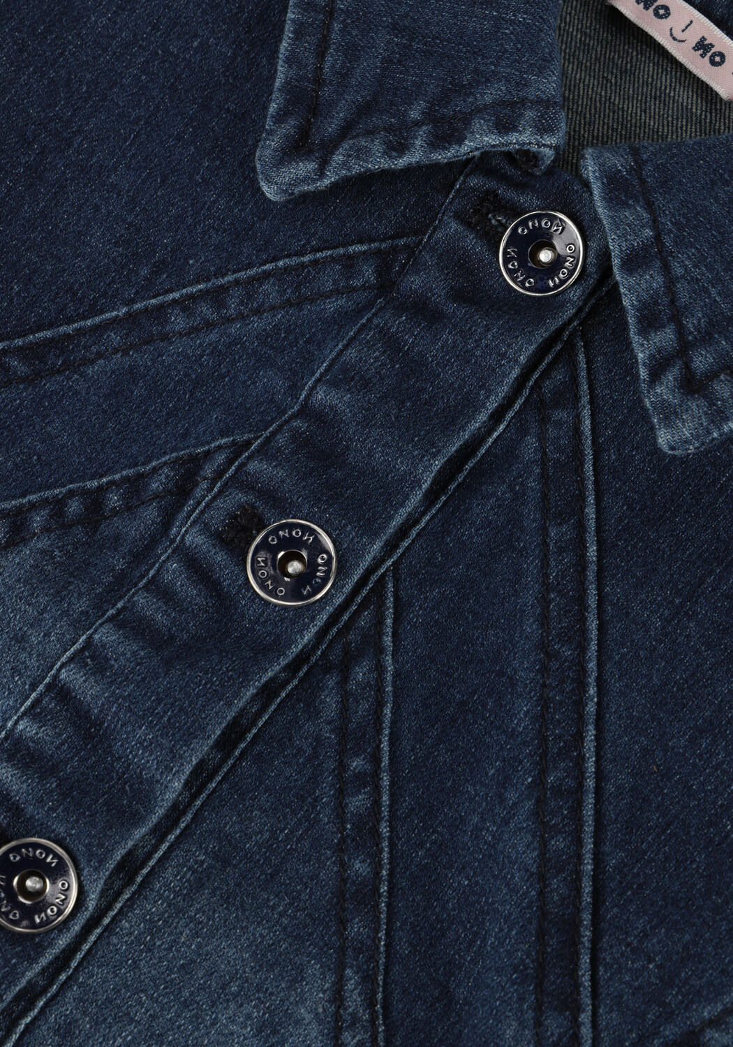 Blauwe NONO Gilet DORY DENIM GILETTE - large